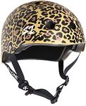 S1 Lifer Helmet for Skateboarding, BMX, and Roller Skating - EPS Fusion Foam, CPSC & ASTM Certified - Tan Leopard Matte Medium (54.6 cm)