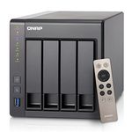 QNAP TS-451+ 4-Bay Next Gen Personal Cloud NAS, Intel 2.0GHz Quad-Core CPU with Media Transcoding