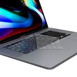 Kuzy New MacBook Pro 13 inch Keyboard Cover 2020 A2289 and MacBook Pro 16 inch Keyboard Cover 2019 A2141 Premium TPU Key Board Skin Thin Protector for MacBook Pro Keyboard Cover with Touch Bar, Clear