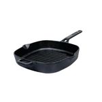 Meyer - Pre-Seasoned Cast Iron Grill Pan, Induction Cooktop Compatible (25cm/9.8in)