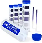 400 Count Chlorine Test Strips for Restaurant Supplies, Bulk Easy to Read Water Test Strips, Quick Result Chlorine Test Kit for Pools, Restaurants, Food Service