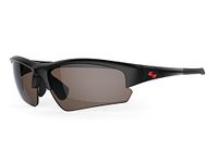 Sundog TB Clutch Sunglasses, Rubber Black Frame/Brown FM Lens