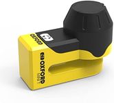 Oxford Mini T Disc Lock. LK291 Motorcycle/Scooter/Motorbike/Bicycle Disc Lock. Yellow