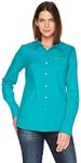 ARIAT Women's Kirby Stretch Shirt, Blue, XL