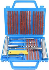 MILIWAN Tyre Repair Kit Heavy Duty Tyre Puncture Repair Kit 27pcs Tubeless Tire Repair Kit with Storage Box for Cars, Motorcycles Truck, RV, Jeep, ATV, Tractor, Trailer ect