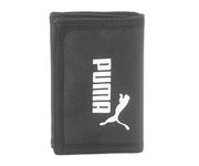 PUMJV|#Puma Unisex Adult PUMA Phase Wallet Purse - Black, OSFA, one size