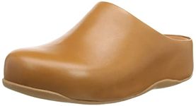 Fitflop Women's shuv Leather Clog, Light Tan, 6 UK