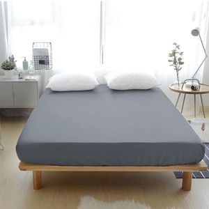 Grounding Fitted Bed Sheets, Queen Size, 60 x 80 x 14 inches, 15 Feet Grounding Cord, Reduce Stress for Efficient Sleep