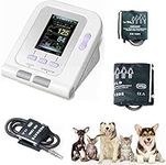 TABTAG Veterinary Equipment, Digital Veterinary Blood Pressure Monitor Cuff, 3 Mode 3 Cuffs Electronic Sphygmomanometer, dog/cat/pets Animal Care