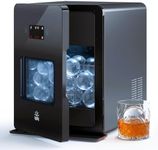 Oylus 2'' Clear Ice Ball Maker – 4 Ice Spheres in 35min, 144 pcs/Day, Auto&Manual Fill, Fast Ice Machine with LCD Touch Panel, Self-Cleaning, Quiet Home & Bar Ice for Whiskey Bourbon Parties