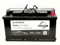 ULTRAMAX Advanced AGM/AGM PLUS Leisure Battery Deep Cycle 12V 100Ah for Caravan, Boat & Motorhome