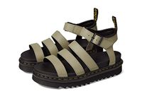 DR. MARTENS Women's Blaire Sandals, Pale Olive Pisa, 3 UK