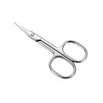 LIVINGO Premium Manicure Scissors Multi-Purpose Stainless Steel Cuticle Pedicure Beauty Grooming Kit for Nail, Toenail, Eyebrow, Eyelash, Dry Skin Curved Blade 9cm