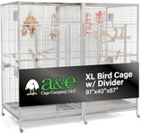 A&E Cage Co 8040FL Platinum Double 