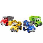 JUGUTEE City Server Dump Vehicle Friction Powered Construction Trucks Excavator Toys Crane Truck Toy for Boys , Girls , Kids. Above 2 Year(Multicolor) Pack of 4.