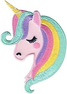 PatchMommy Toppa Termoadesiva Unicorno Patch Ricamate per Ferro da Stiro o per Cucire - Toppe Adesive per Vestiti, Applicazioni per Tessuti Bambini