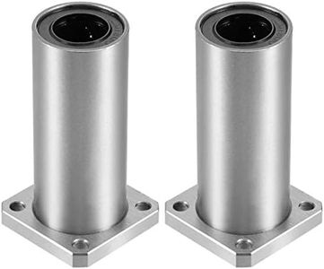 uxcell® LMK16UU Square Flange Linear Ball Bearings, 16mm Bore Dia, 28mm OD, 70mm Length(Pack of 2)