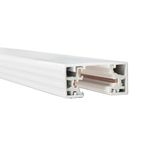 WAC Lighting JT2-WT 120V 2 Feet J Track with Mounting Hardware and Two End Caps, Single Circuit, White