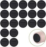 20Pcs Rubber Bottoms for Sublimation Tumblers,Protective Anti-Slip Silicone Bottoms with Adhesive for Skinny Tumblers, Thermal Bottle,Mason Jars (56mm , Black)