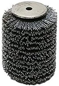 RESTORER 80 Grit Nylon Brush Wood Timber Cleaning Texturing WRBW80