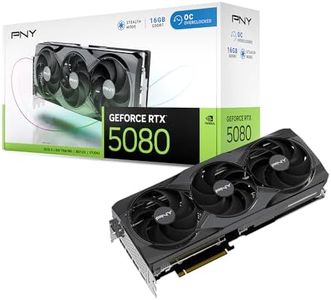 PNY GeForce RTX™ 5080 16GB OC Triple Fan Grafikkarte DLSS 4