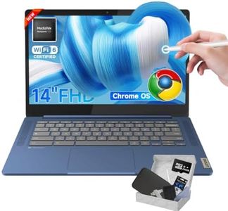 Lenovo Chromebook 14" Touchscreen Slim 3 Laptop for Business and Students – MediaTek Kompanio 520 4GB RAM, 64GB eMMC+256GB Card, WiFi 6, Chrome OS, Abyss Blue