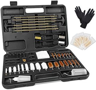 klola Gun Cleaning Kit, Rifle Pistol Shotgun Handgun Cleaning Kit with Case, Universal Gun Cleaning Kit Gun Accessories Brushes for All Caliber Guns