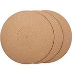 3 Pieces Cork Turntable Mats in 12 