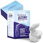 Retainer Brite Cleaning Kit with 96 Tablets and Retainer Storage Case – Angel White – for Retainers, Invisalign, Dentures, Mouthguards – Removes Plaque, Kills 99% Bacteria