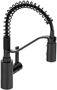 Moen 5926BL Genta LX One-Handle High Arc Pulldown Kitchen Faucet, Matte Black