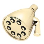 Speakman Icon S-2251-PB Shower Head, Polished Brass, 2.5 GPM