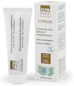 CYTOLNAT-Cytolac Crème Anti-Imperfections - Peaux sensibles à tendance acnéique - Assainit, apaise et hydrate les peaux à tendance acnéique - Diminution visible et durable du nombre de comédons 50 ml