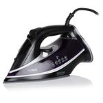 Tower T22013PR CeraGlide Ultra-Speed Steam Iron with Variable Steam Function, Anti-Calc, Anti-Drip and Self-Cleaning, Purple, 3100 W, Black and Purple