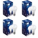 PHILIPS 18-watt LED Bulb |AceBright High Wattage LED Bulb| Base: E27 Light Bulb for Home | Crystal White, Pack of 4