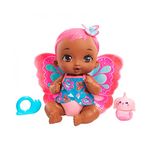 My Garden Baby GYP12 Feed and Change Baby Butterfly Doll (30-cm / 12-in), with Reusable Diaper, Removable Clothes & Wings, Great Gift for Kids Ages 3Y+, Multicolor