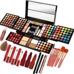 MISS ROSE M 187 Colors Makeup Pallet,Professional Makeup Kit for Women Full Kit,All in One Makeup Sets for Women&Beginner,include Eyeshadow,Lipstick,Eyeliner,Concealer,makeup brush(007 Set)