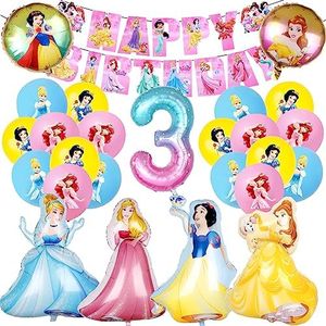 Decoration Anniversaire Princesse, Anniversaire Fille Princesse, Kit Anniversaire Princesse, Anniversaire Princesse 3 ans, Ballon Princesse, Deco Anniversaire Fille 3 ans Princesse