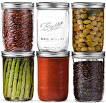 Ash & Roh® - Clear Glass Jar And Container With Air Tight Lid Storage of Spices and Dry Fruit (500 ML SIVER CANNING, 2)