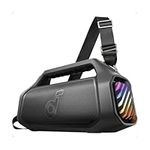 soundcore Anker Boom 2 Plus Outdoor Speaker, Bluetooth Speaker with 140W, 2+2 Channel, BassUp 2.0, 20H, Fast Charge, IPX7 Waterproof, RGB Lights, USB-C, Power Bank, for Camping, Beach, Garden