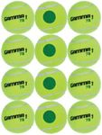 GAMMA Sports Kids Training (Transition) Balls, Yellow/Green Dot, 78 Green Dot, 12-Pack