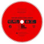 Freud LU96R012 12-Inch 96 Tooth TCG Thin Kerf Double Sided Laminate Cutting Saw Blade with 1-Inch Arbor and PermaShield Coating