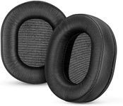 Replacement Ear Pads for SteelSeries Arctis 1, Arctis 3, Arctis 5, Arctis 7, Arctis 9X, Arctis Pro & Arctis Prime Headset Headphone Earpads, Memory Foam & PU Leather (Black)