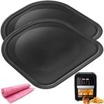 (Drip Tray-10 25cm ) - Drip Tray for PowerXL Air Fryer, 2 PCS Premium Nonstick Drip Pan, Oil Drip Tray, Oven Drip Pan, Air Fryer Replacement Parts for 5.7l, 5.7l PowerXL Vortex Air Fryer Oven Pro Plus,Dishwasher Safe