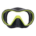 Aqualung PLAZMA - Adult Panoramic Frameless Diving Mask, Varied Lens Models, Quick Adjusting Buckles, Reusable Protective Case, Ideal for Scuba Diving and Snorkeling