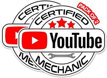 IMPERIAL VIBES – Certified YouTube Mechanic Sticker – Vinyl Sticker for Car, Truck, and Van– Indoor and Outdoor Use for Laptop – Waterproof Decal for Mobile and Water Bottle – Window Decal - Imp – 11