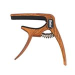 Galux GC-501A 3in1 Zinc Metal Capo for Acoustic and Electric Guitar (Dark Wood)