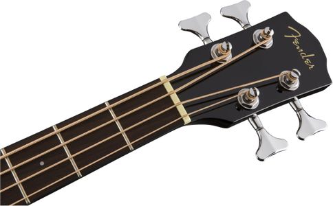 Fender CB-60SCE Acoustic Bass Guitar, Black – Cutaway Electric