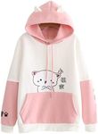 CRB Fashion Womens Girls Teens Teenagers Kawaii Cute Bunny Bear Sweater Hoodie Top Shirt Sweatshirt, Bear Pp, One Size