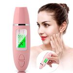 Skin Tester Face Moisture Dector Prcision Skin Sensor Analyzer Fluorescence Dector For Face Mask Sheet Body Moisture For Ipl/Systems Tester For Home Use And Salon Pink