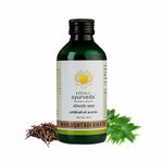 Kerala Ayurveda Manjishtadi Kwath 200 Ml | Natural Blood Purifier | For Clear, Healthy Skin |Detox Syrup| Relieves Acne & Pimple| 100% Ayurvedic | With Manjishta, Triphala, Guduchi, Nimba, and Nisa|